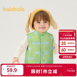 巴拉巴拉童装儿童马甲两面穿背心2025新款秋冬装羊羔绒上衣服男女宝宝衣服
