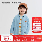 巴拉巴拉balaOne宝宝衬衫牛仔外套男童女童2025秋装宽松208325102203