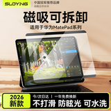 索盈【磁吸可拆卸】适用类纸膜华为matepad11.5s/Mini/Pro12.2Air12绘画2025/24/23年磨砂纸质书写保护