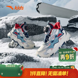 安踏儿童男小童棉鞋冬季舒适保暖儿童运动加绒鞋低帮搭扣A312349902H