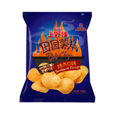 上好佳【35元4大包】休闲零食小吃多种口味大克数办公室零食128g 田园薯片 烤肉口味 128g