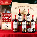 CANIS FAMILIARIS布多格法国原瓶进口红酒整箱 波尔多AOC 教皇干红葡萄酒750ml*6瓶