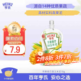 亨氏（Heinz）婴幼儿辅食苹果香芒甜玉米泥超金果泥宝宝辅食营养78g