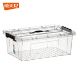 禧天龙塑料透明整理箱衣物收纳箱玩具储物箱外体积86L 63.4*44.4*30.6cm
