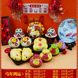 尊禾缘新年花式馒头面点花馍馍面食胶东花饽饽龙年春节2026马年年货礼盒 马年鸿运