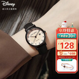 迪士尼（Disney）手表女款简约气质ins风带日历防水石英表中学生考试专用女士手表