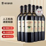 威龙国产红酒沙谷阳光手选级干红葡萄酒750ml*6整箱宴会年货礼品