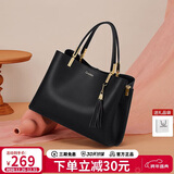 蔻一（Cnoles）包包女包真牛皮女士手提高级感单肩包品牌大容量生日礼物送女友