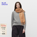 BLUE ERDOS红色围巾礼遇季【100%山羊绒】保暖时尚纯色羊绒围巾 焦糖 180cmX30cm