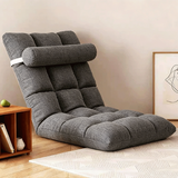 姗姗木艺懒人沙发床上靠背单人坐垫榻米卧室阳台飘窗沙发椅宿舍床上小沙发