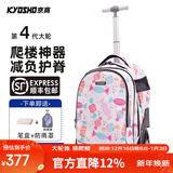 京商（Kyosho）日本初中小学生高年级可爬楼大轮子拉杆书包防水大容量男女旅行箱 甜蜜糖果
