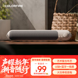 COLORFIRE七彩虹桌面蓝牙5.3电脑音箱USB适用台式机笔记本音响双喇叭低音炮电竞游戏网课圣诞礼物 CL500白色