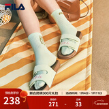 斐乐（FILA）官方女鞋运动拖鞋2025夏季新款漂流船2休闲沙滩鞋子凉拖 新薄荷绿-SG 39