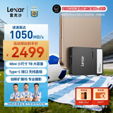 雷克沙（Lexar）2TB 黑色 Type-c USB3.2 移动固态硬盘摄影套装（PSSD+Hub) Professional GO 1050MB/s 进阶摄影
