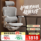 Ergonor保友金豪b雄鹰 人体工学椅 电脑椅 电竞椅办公椅子可躺老板椅 【金豪b雄鹰X】银白网