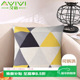 艾薇抱枕靠垫沙发靠枕办公室椅靠垫午睡枕汽车靠背垫腰靠含抱枕芯印象