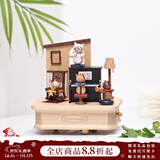 Wooderful Life森活木趣猫咪钢琴木质音乐盒送女朋友女孩生日八音盒儿童玩具礼物