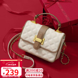 YUYULA牛皮包包女包斜挎包品牌轻奢手提链条包生日元旦礼物送女生女友