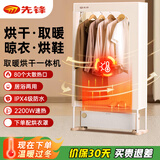 先锋（SINGFUN）踢脚线取暖器家用干衣机大面积电暖器客厅卧室浴室移动地暖电热烘干机取暖一体机晾衣架电暖气片 【配衣罩】机械款DTJ-T18PRO
