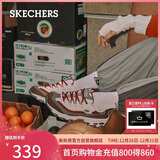 斯凯奇（Skechers）新年礼物奶茶熊女鞋冬厚底增高老爹鞋百搭熊猫鞋休闲运动鞋149906