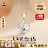 中国黄金（CHINA GOLD）S足银莫比乌斯环项链女新款轻奢送情人节生日礼物马年本命年礼物 【新年礼物】莫比乌斯环项链【S999+品牌礼盒】