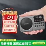 山水（SANSUI）M39收音机老人老年人充电插卡迷你小音箱便携式随身听FM调频广播音响蓝牙音箱音乐播放器 灰色
