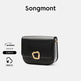 Songmont山下有松中号豆腐包重置系列斜挎小方包新年礼物 黑色（现货）