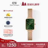 丹尼尔惠灵顿（DanielWellington）DW女士手表小绿表时尚欧美表经典复古小方表圣诞礼物DW445