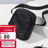 高尔夫（GOLF）单肩包男士休闲斜挎包男女手机ipadmini包防泼水骑行运动小挎包