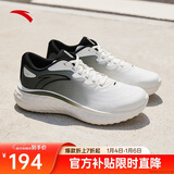 安踏缓震跑步鞋男休闲运动鞋轻便网面透气厚底回弹耐磨男鞋通勤健步鞋