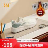 361°运动鞋女冬季加绒复古棉鞋情侣厚底休闲老爹鞋子女682446738-1