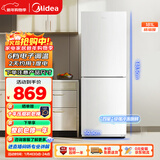 美的（Midea）181升两门冰箱白色两门小户型客厅家用电冰箱租房宿舍低音节能低噪可冷藏冷冻不占地MR-190E