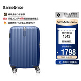 新秀丽（Samsonite）行李箱28英寸拉杆箱时尚竖条纹旅行箱包石蓝色GU9密码托运箱