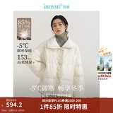 茵曼（INMAN）高充绒量鸭绒九江羽绒服女新款冬女装小个子时尚短款外套上衣 梨花杏 S