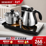 新功（SEKO） 电茶炉自动上水 嵌入式 全智能泡茶电热水壶 烧水壶 茶台套装 F98/F90 1L 自动上水电热烧水壶F90【尺寸37*20】