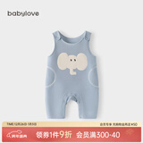 babylove宝宝背带裤春秋外穿连体裤超萌可爱休闲长裤洋气婴儿裤子 大耳象 80