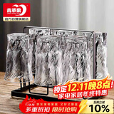 青苹果玻璃水杯架 黑色轻奢不锈钢玻璃杯架 酒杯玻璃杯牛奶杯茶杯杯架