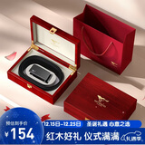 七匹狼皮腰带男士自动扣牛皮木质礼盒送男友老公生日圣诞礼物实用父亲