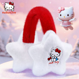 库尼之蛙HelloKitty儿童耳罩保暖冬季女童耳暖护耳套女孩防冻耳捂耳包学生 HelloKitty保暖耳罩红白