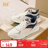 361°运动鞋男冬季皮革面防泼水休闲老爹通勤跑步鞋子男672336702F-1