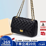 蔻一（Cnoles）包包女包高端女士单肩包链条斜挎包大容量小方包圣诞节礼物送女友