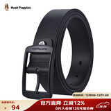 暇步士（Hush Puppies）皮带男针扣男士腰带优质荔枝纹牛皮休闲百搭裤带生日礼物送男友