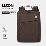 乐上（LEXON）双肩包商务笔记本电脑包15.6英寸双隔层大容量男士旅行书包防泼水