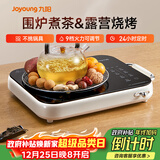 九阳（Joyoung）围炉煮茶电陶炉电磁炉家用新型电磁灶电池炉2200W大功率猛火低音低辐射多锅具适配火锅炉C22S-X9
