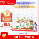 亨氏（Heinz）西洋果园果汁泥78g*3袋婴幼儿宝宝水果泥辅食猕猴桃西梅泥
