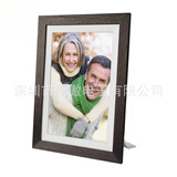 小米部依wifi智能10寸数码相框高清触屏手机app发送图片vphoto电子相册 10.1寸咖啡金丝框(64GB)
