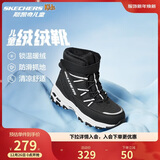 Skechers斯凯奇儿童绒绒靴保暖棉鞋男童女童高筒短靴加绒雪地靴660092L