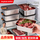 佳帮手不锈钢保鲜盒饭盒可加热食品级密封收纳盒洗碗机可用1700ML