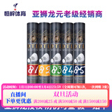 亚狮龙（RSL） 亚狮龙RSL羽毛球大桐利DTL 81、82、 83、 84、85耐打比赛练习球 DTL-84球  1筒 77速