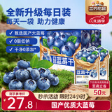三只松鼠每日蓝莓干256g/16包 无添加水果干果脯小包装儿童老人办公室零食